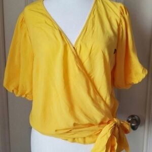 Cropped Top Yellow